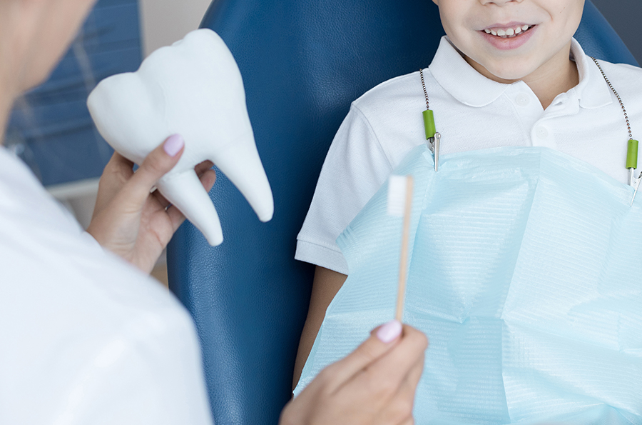 Pediatric dental checkups at Precision Medical Center