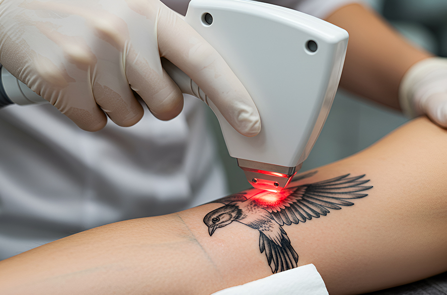 Tattoo removal at Precision Medical Center
