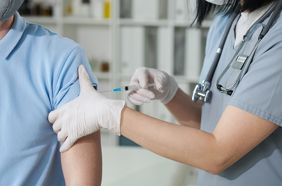 Catch-up vaccination at Precision Medical Center